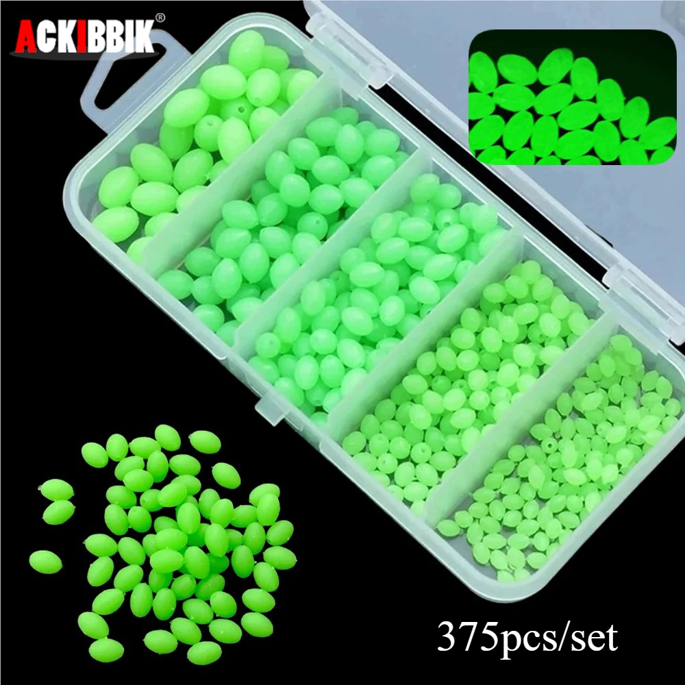 Ackibbik 375pcs/box Luminous F - Fishing Lure Soft Plastic 리뷰 및 가격