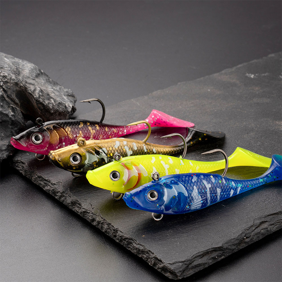 5PCS T-Tail Soft Bait Artifici - Fishing Lure Blade Bait 리뷰 및 가격