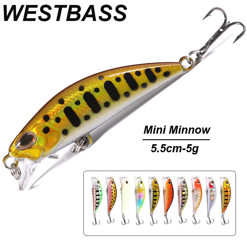 WESTBASS 1PX Micro Minnow Lure - Fishing Lure Jerkbait 리뷰 및 가격