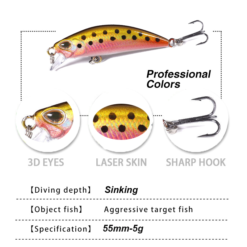WESTBASS 1PX Micro Minnow Lure - Fishing Lure Jerkbait 리뷰 및 가격