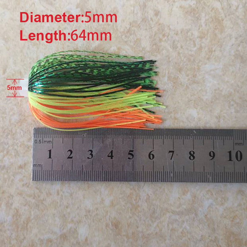 5 pcs/lot 88 Strands 64mm Sili - Fishing Lure Buzzbait 리뷰 및 가격