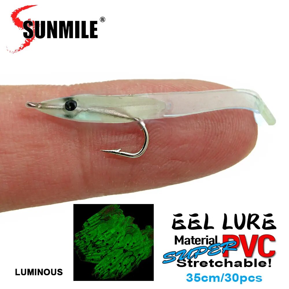 SUNMILE 30pcs Eel Soft Fishing - Fishing Lure Soft Plastic 리뷰 및 가격