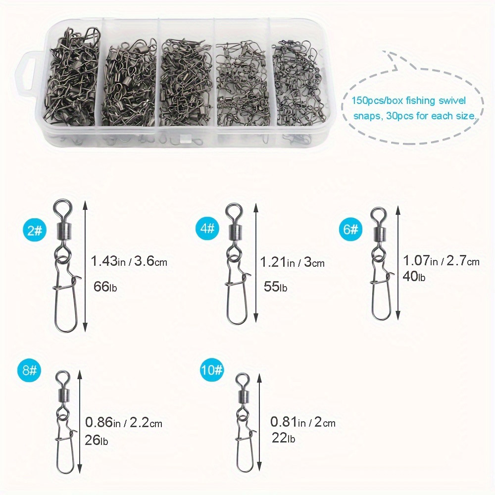 95/210 PCS Set Fishing Connect - Fishing Lure Accessories 리뷰 및 가격