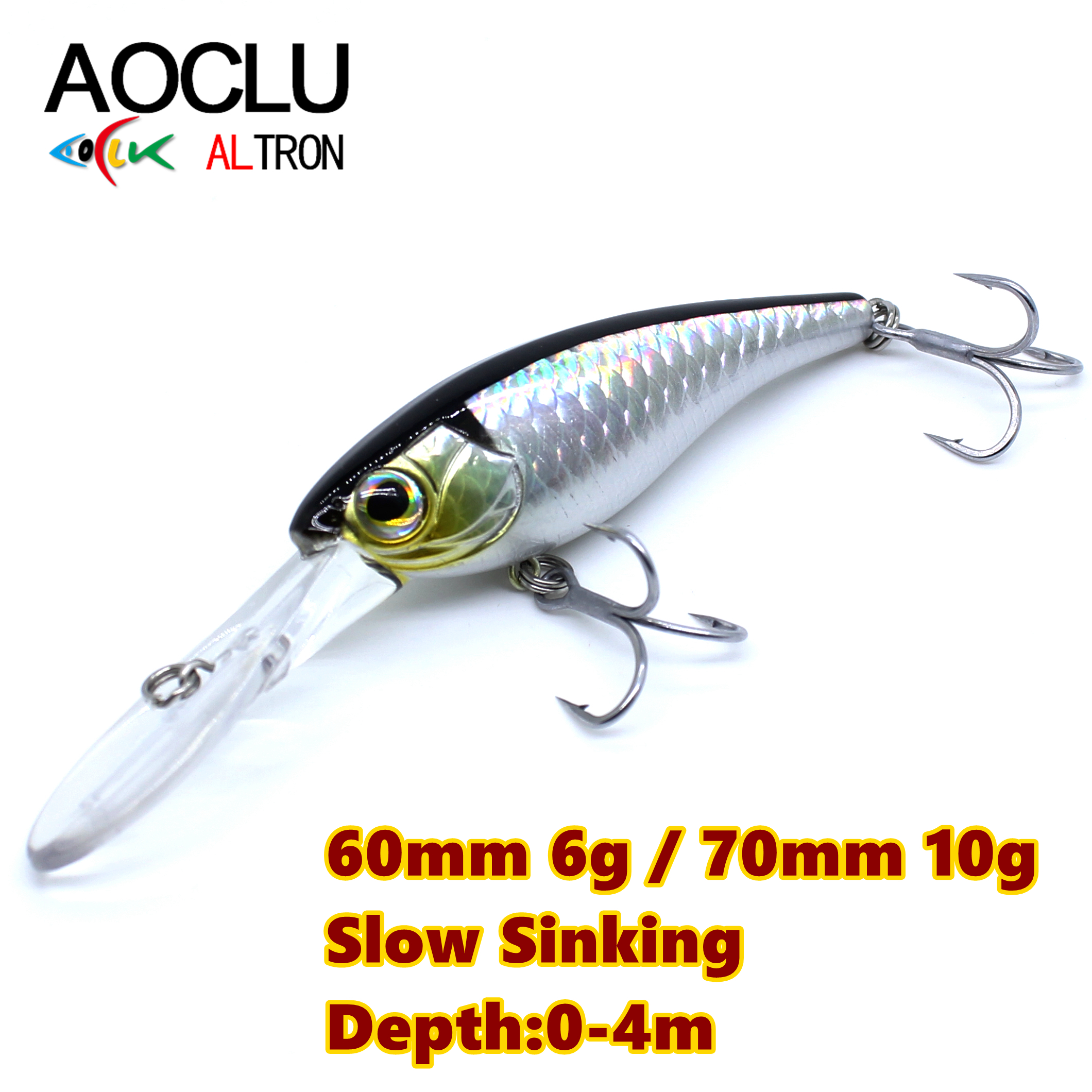 AOCLU Slow Sinking Crankbait M - Fishing Lure Jerkbait 리뷰 및 가격