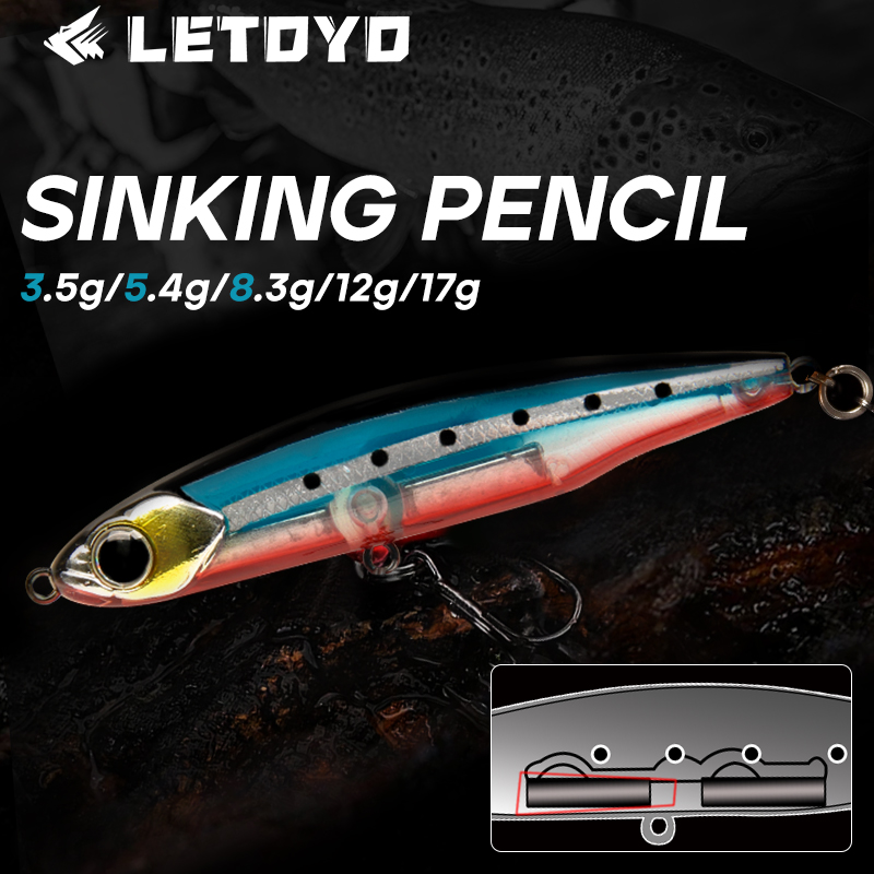 LETOYO Sinking Pencil 17g 12g- - Fishing Lure Swimbait 리뷰 및 가격