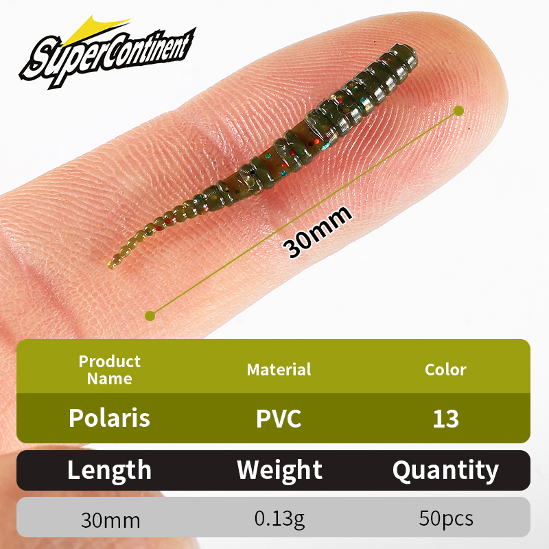 Supercontinent  3cm/50pcs Pola - Fishing Lure Soft Plastic 리뷰 및 가격