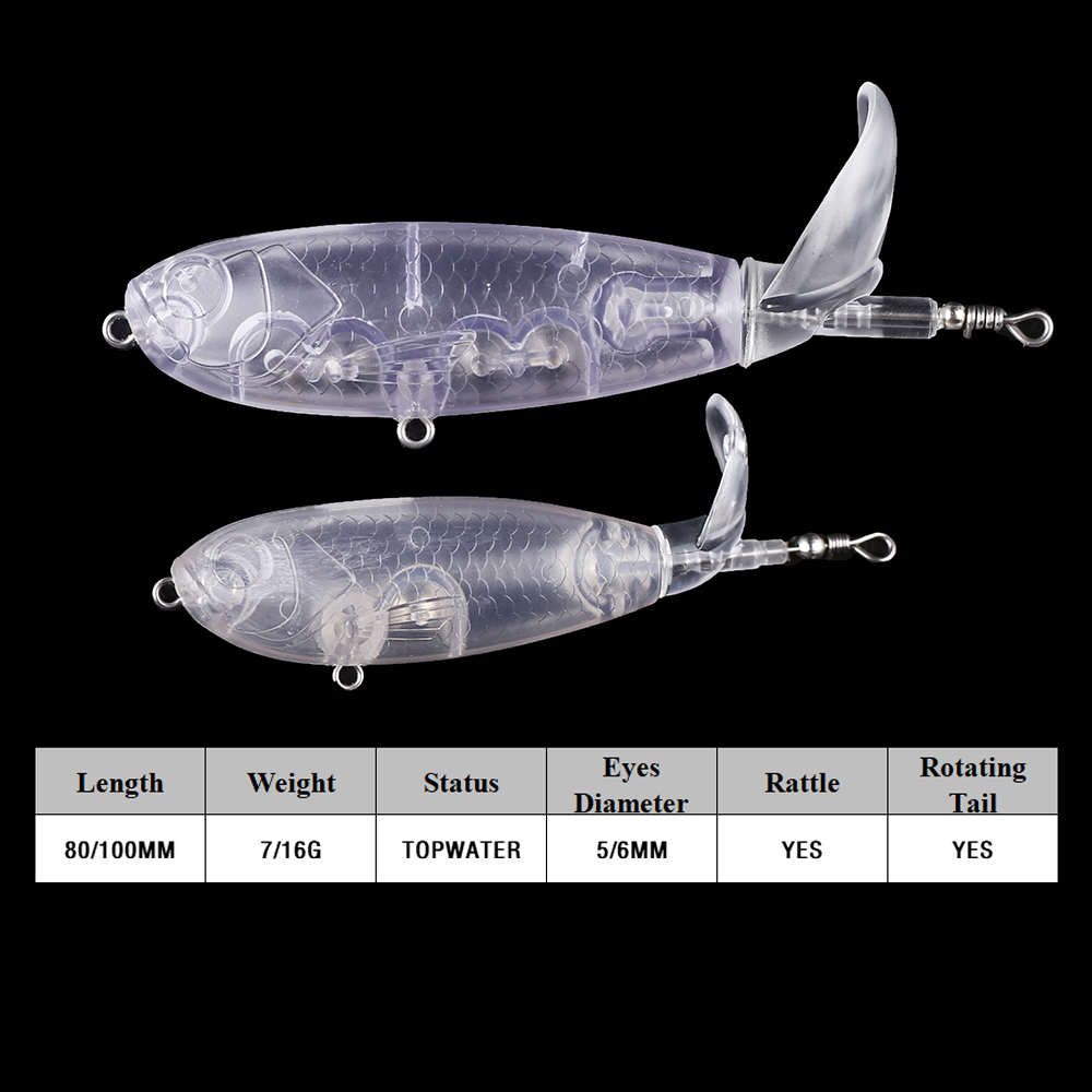 Chan’sHuang 20PCS Unpainted Bl - Fishing Lure Popper 리뷰 및 가격