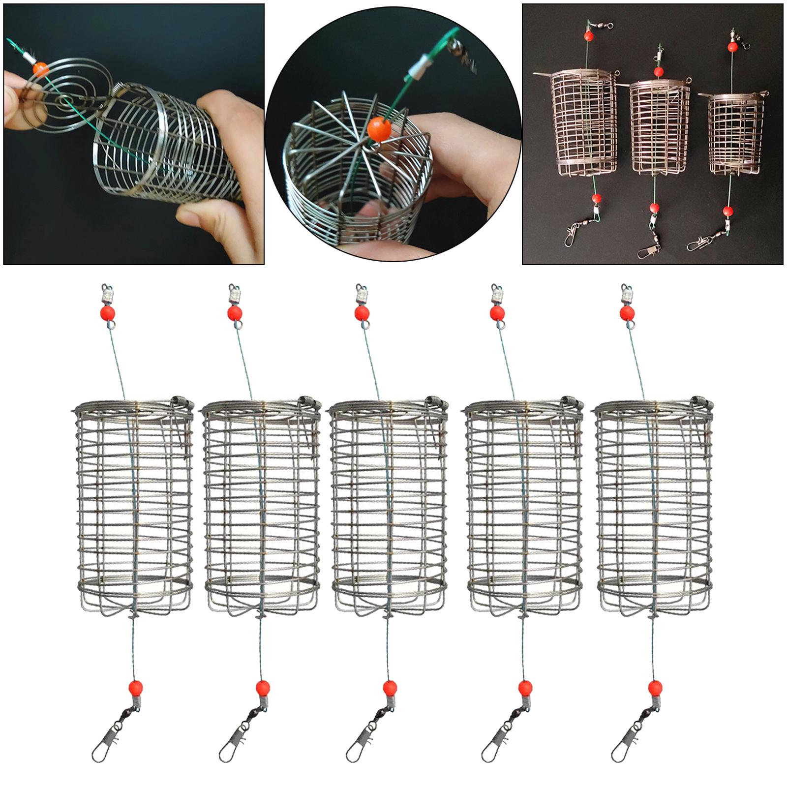 5x Solid Fishing Feeder Cage T - Fishing Lure Topwater 리뷰 및 가격