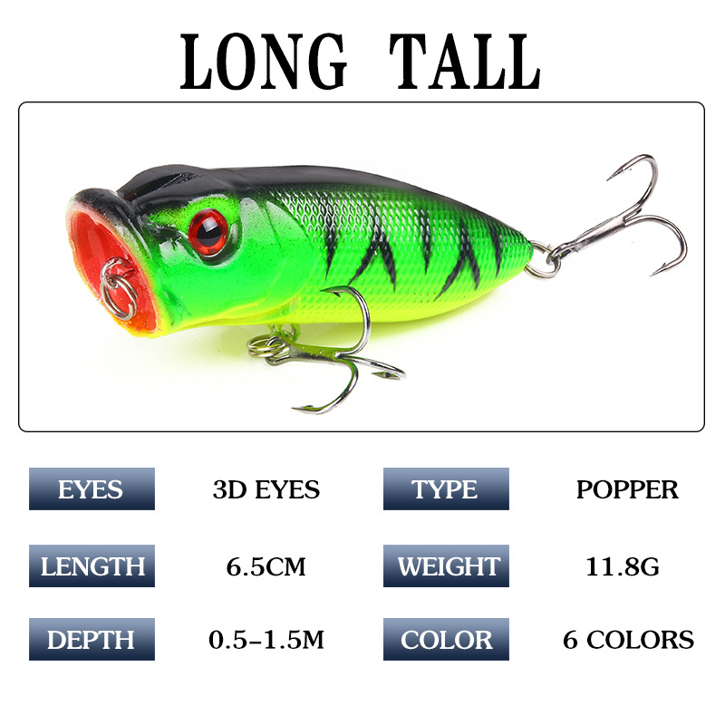 6pcs 6colors（opp bag）/5pcs 5co - Fishing Lure Popper 리뷰 및 가격