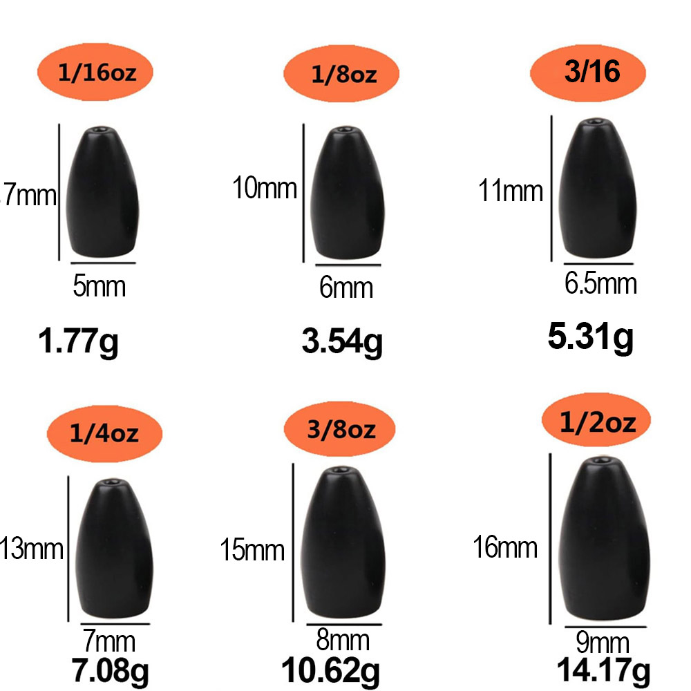 Tungsten Steel Fishing Weights - Fishing Lure Accessories 리뷰 및 가격