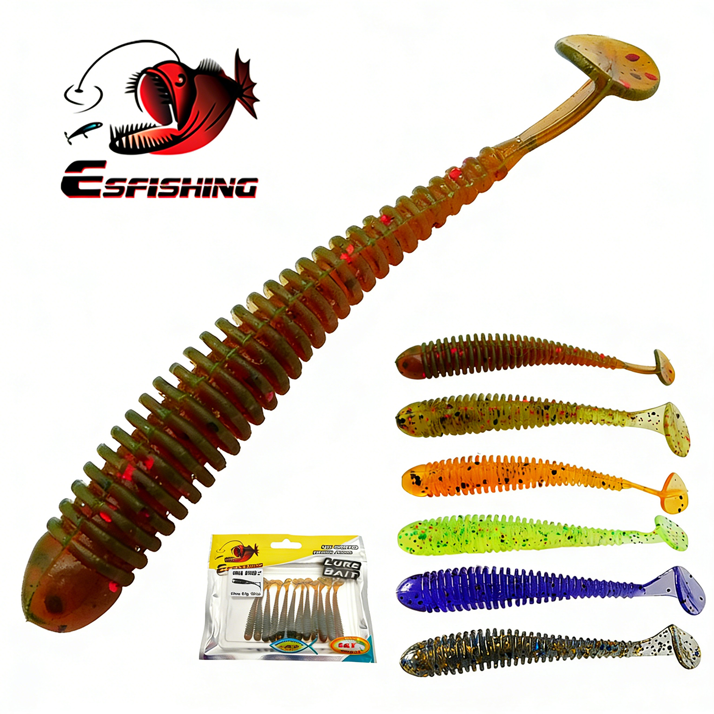 ESFISHING Swing Impact Ring Sh - Fishing Lure Soft Plastic 리뷰 및 가격
